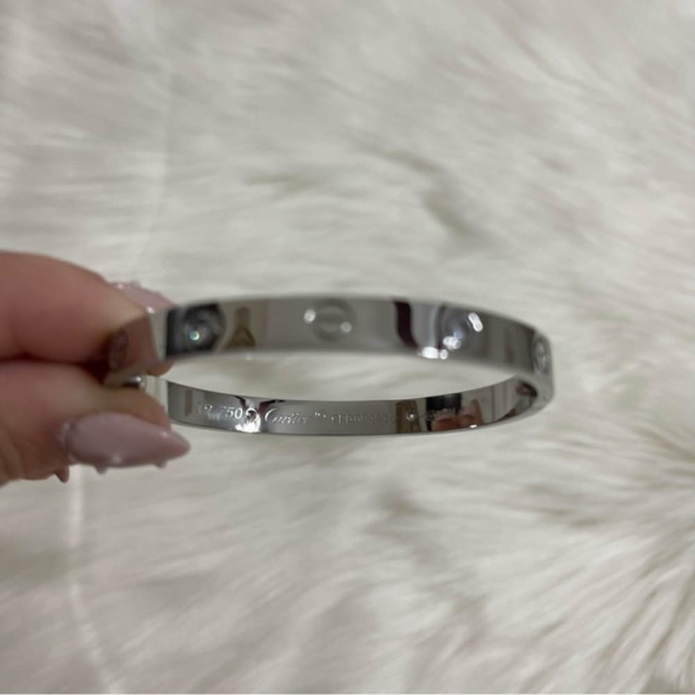 Love Screw Bracelet with Screwdriver in Silver with 4 Stones - Picture 7 of 7